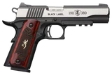Browning 1911-380 Black Label Medallion Pro Pistol Rail 