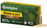 Remington Core-Lokt Copper, 270 Win, 130 Grains, Copper Hollow Point, 20 Rounds - 047700278551 