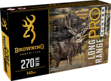 Browning Long Range Pro, 270 Win, 140 Grain, 200 Rounds - 020892230255 
