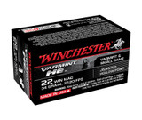 Winchester Varmint HE, 22 Win Mag, 34 Grain, Jacketed Hollow Point, 50 Rounds - 020892101210 
