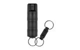 Sabre Red Pepper & U.V. Dye, Quick Release Key Ring, Black - 023063105413 