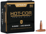Speer 1441 Hot-Cor, 264 Cal, 140gr Spitzer Soft Point, Box of 100 - 076683014412 