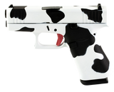 Glock G43X, 9MM, 3.41" Barrel, 10+1 Rds, Cow Print Cerakote - 810100237301 