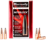 Hornady InterLock 3040, 30 Cal .308 165 gr Soft Point, 100 Per Box - 090255230406 