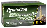 Remington Premier AccuTip-V, 224 Valkyrie, 60gr AccuTip V Boat Tail - 047700486109 