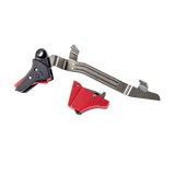 Timney Alpha Competition, Red, Anodized - 081950755745 