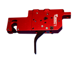 Timney RPR Two-Stage Straight Trigger, 8 oz/1 lb Draw Weight, Black/Red Finish - 081950650170 