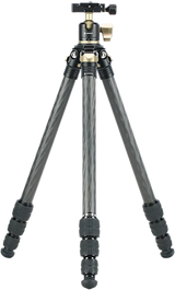 Leupold Alpine CF-425 Tripod Kit, Carbon Fiber, Black - 030317027650 