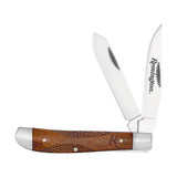 Remington Woodland Trapper Folding Knife, 3.5" Blade, Wood Handle - 047700156583 Remington Woodland Trapper Folding Knife, 3.5" Blade, Wood Handle - 047700156583