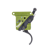 Timney 510V2 Elite Hunter, Curved Trigger, 3 lbs Draw Weight, Black/Green Finish - 081950510047 