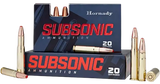 Hornady Subsonic 450 Bushmaster, 395 Gr Sub-X, 20 Rds - 090255822472 