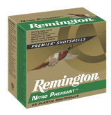 Remington Nitro Pheasant, 20 Gauge, 2.75" Shell, 5 Shot, Copper Plated Lead - 047700346700 Remington Nitro Pheasant, 20 Gauge, 2.75" Shell, 5 Shot, Copper Plated Lead - 047700346700