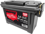 Winchester M-22, 22LR, 40gr Black Copper Plated Round Nose, 2000 Rounds, Bulk - 020892103276 