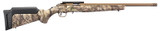 Ruger American Rimfire, 22 WMR, 18" Barrel, 9 Rds, Burnt Bronze/Go Wild Camo 