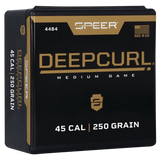 Speer DeepCurl 4484, 45 Cal, 250gr Hollow Point, Copper Jacket - 076683044846