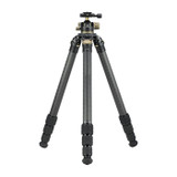 Leupold Mark 5 CF-440 Tripod Kit, Carbon Fiber, Ball Head, Black - 030317027643 