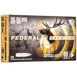 Federal FED PREMIUM TROPHY TIP, 30-06 SPRINGFIELD, 180GR, 20 Rds, Nickel Plated - 029465099466 