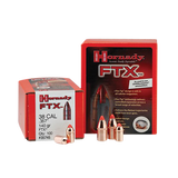 Hornady 35745 FTX, 38 Cal .357, 140 gr Flex Tip eXpanding, 100 Per Box - 090255357455 