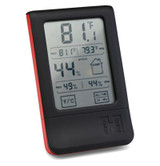 Hornady Digital Hygrometer, Large Touchscreen Display, Black 