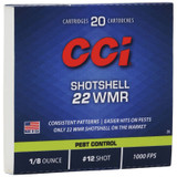 CCI Shotshell 22 WMR, 52 Grain, 20 Rds - 076683000255 