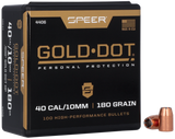 Speer Gold Dot Personal Protection, 40 Cal, 180 gr, Hollow Point - 076683044068 