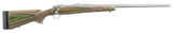 Ruger M77 Hawkeye Predator, 6.5 Creedmoor, 24.00" Barrel, 4 Rds, Stainless/Green Mountain Laminate - 736676471393 