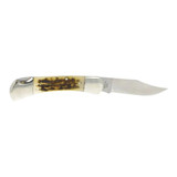Remington Ole Granddad Bullet Folding Knife, 3-3/4 Clip Blade, Stag - 047700156972 