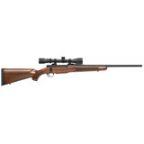 Mossberg Patriot Walnut Scoped, 300 WIN MAG, 22.00" Barrel, 4 Rds, Matte Blue - 015813279017 