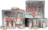 Hornady Critical Duty 9mm +P 124 Grain FlexLock Ammunition, 25 Rounds - 090255902167 