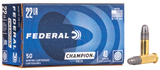 Federal Champion 510, 22LR, 40 Grain, Lead Round Nose, 50 Rounds, Brass - 029465056186 