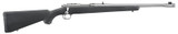 Ruger 77/44, 44 Rem Mag, 18.50" Barrel, 4 Rds, Brushed Stainless - 736676074174 