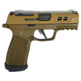 SIG Sauer P365 XMACRO TACOPS, 9MM Luger, 3.70" Barrel, 17 Rds, Two-Tone Brown - 757106323662 