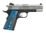 Ruger SR1911 LW Comm, 45 Auto, 4.25" Barrel, 7 Rds, Stainless Steel/Blue G10 - 736676167029 Ruger SR1911 LW Comm, 45 Auto, 4.25" Barrel, 7 Rds, Stainless Steel/Blue G10 - 736676167029