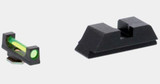 Ameriglo Green Fiber .115 Front Black Rear for Glock 42,43,43X,48 - 644406911500 
