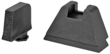 AmeriGlo GL506 Optic Compatible Sight Set for Glock, 3XL Tall Serrated Front Sight, Black Rear Sight - 644406910602 