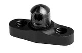 GrovTec KeyMod Stud Mount, 6061 Aluminum, Steel, Black Anodized - 811071013123 