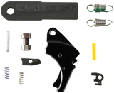 Apex Tactical Forward Set Sear & Trigger Kit, Curved Trigger, Black Anodized - 854751007043 