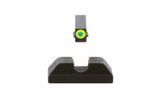 AmeriGlo Protector, Night Sight, Green Front with LumiGreen Outline, Black Serrated Rear - 644406911418 