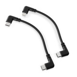 Vaultek LifePod X Charging Cable, USB-C to USB-C & Lightning to USB-C, 90 Degree Ends - 850014786601 