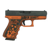 Glock G19 Gen 3, 9MM Luger, 4.02" Barrel, 15 Rds, Tennessee Distressed Orange - 688099403539 