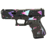 Glock 19 Gen5, 9MM, 4.02" Barrel, 15 Rds, Black/Cyan/Purple Cerakote - 810105513455 