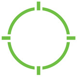 Holosun 515CT, Green Dot, 1X Power, Titanium - 605930624915 