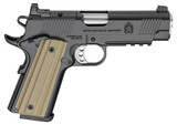 Springfield 1911 Operator AOS, .45 ACP, 4.25" Barrel, 8 Rds, Black Cerakote - 706397964504 