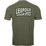 Leupold Premium Optics Short Sleeve Tee, Light Olive, Large - 030317042516 