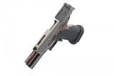 Race City Defense RC9 Commander, 9MM, Silver PVD & Rose Parts, Optics Ready for Trijicon SRO, Ported Barrel. 