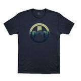 Magpul Cascade Icon Logo T-Shirt, Navy Heather, Small. 