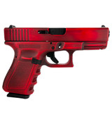 Glock G19 Gen 3, 9MM, 4.02" Barrel, 15 Rds, Distressed Red Cerakote - 688099401887 