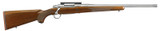 Ruger M77 Hawkeye Hunter, 308 WIN, 20.00" Barrel, 4 Rds, Satin Stainless - 736676571079 