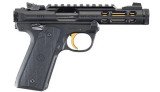 Ruger Mark IV 22/45 Lite, .22 LR, 4.4" Barrel, 10 Rds, Black Anodized - 736676439270 