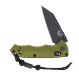 Benchmade 290BK-2 Full Immunity, 2.49" CPM-M4 Cobalt Black Wharncliffe Blade, Woodland Green Billet Aluminum Handle, AXIS Lock, Manual Folding Knife - 610953207366 Benchmade 290BK-2 Full Immunity, 2.49" CPM-M4 Cobalt Black Wharncliffe Blade, Woodland Green Billet Aluminum Handle, AXIS Lock, Manual Folding Knife - 610953207366